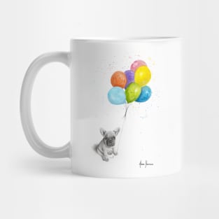 Little Frenchie and The Balloons Mug